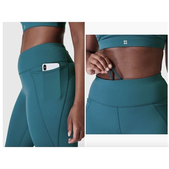 Sweaty Betty Women's Power Workout Flare Leggings size Medium - Picture 2 of 6